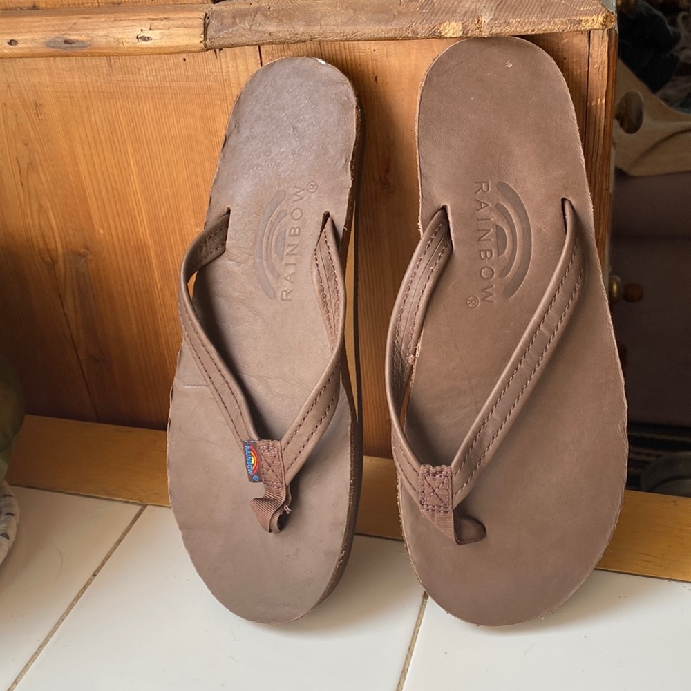 Rainbow sandals women